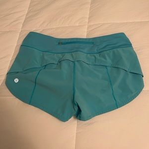 Lululemon Speed Up Short Blue 2.5